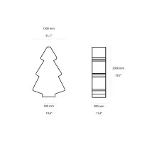 Slide Design LIGHTREE 200cm Albero di Natale Luminoso LED da