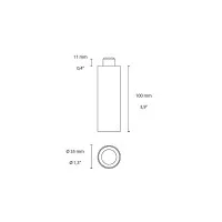 Flos C1 Mono Spot Ceiling Small Ø35 Faretto LED Orientabile By