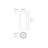 Flos C1 Mono Spot Ceiling Large Ø56 Adjustable LED Spotlight By