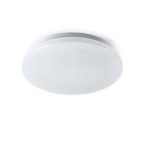Lampo Wall or Ceiling Lamp 24W Ø33 White Color In Polycarbonate