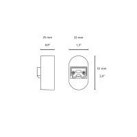 Flos Accessory Support for Surface Wall Installation for C1
