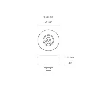 Flos Accessorio Supporto per Installazione Superficiale a