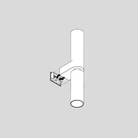 Flos Accessorio Supporto per Installazione a Filo Parete per C1 Flos Accessorio Supporto per Installazione a Filo Parete per C1