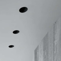 Lampo Black Gu10 Adjustable Round Recessed Downlight For LED