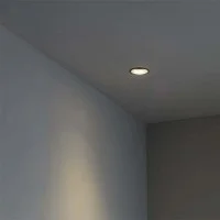 Lampo Black Gu10 Adjustable Round Recessed Downlight For LED