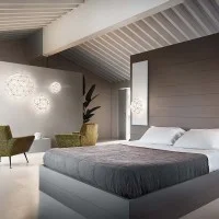 Slamp La Vie Ceiling/Wall Mini Dimmable Applique Lamp With