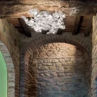 Slamp Hanami Ceiling/Wall Prisma Lampada Applique LED