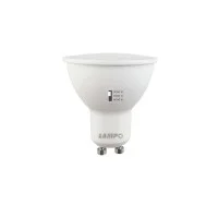 Lampo DIK LED GU10 Lampadina 8W TRICOLOR 240V 120° Lampo DIK LED GU10 Lampadina 8W TRICOLOR 240V 120°