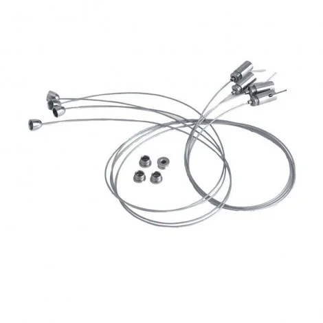 Lampo Kit Suspension Mounting For LED Panel 4 Cables 150cm
