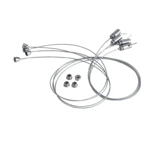 Lampo Kit Suspension Mounting For LED Panel 4 Cables 150cm