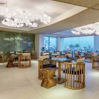 Slamp Hanami Suspension Large LED Dimmable Lamp By Adriano