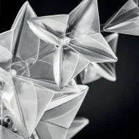 Slamp Hanami Suspension Large LED Dimmable Lamp By Adriano