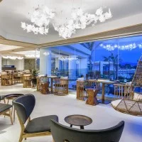 Slamp Hanami Suspension Large LED Dimmable Lamp By Adriano