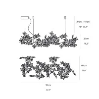 Slamp Hanami Suspension Large Lampada da Sospensione LED
