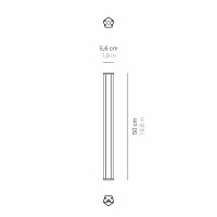 Zafferano Pencil Small Dimmable LED Portable Lamp with