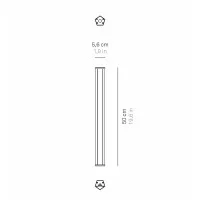 Zafferano Pencil Small Dimmable LED Portable Lamp with