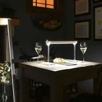 Zafferano Pencil Medium Lampada a LED Dimmerabile a Batteria