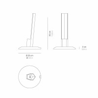 Zafferano Accessory Docking Station for Pencil Portable Lamp