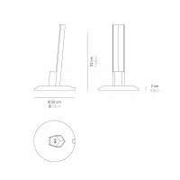 Zafferano Accessory Docking Station for Pencil Portable Lamp