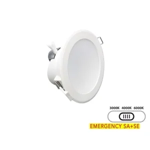 Lampo Faro SYDNEY 17W da Incasso Con Emergenza LED Tondo