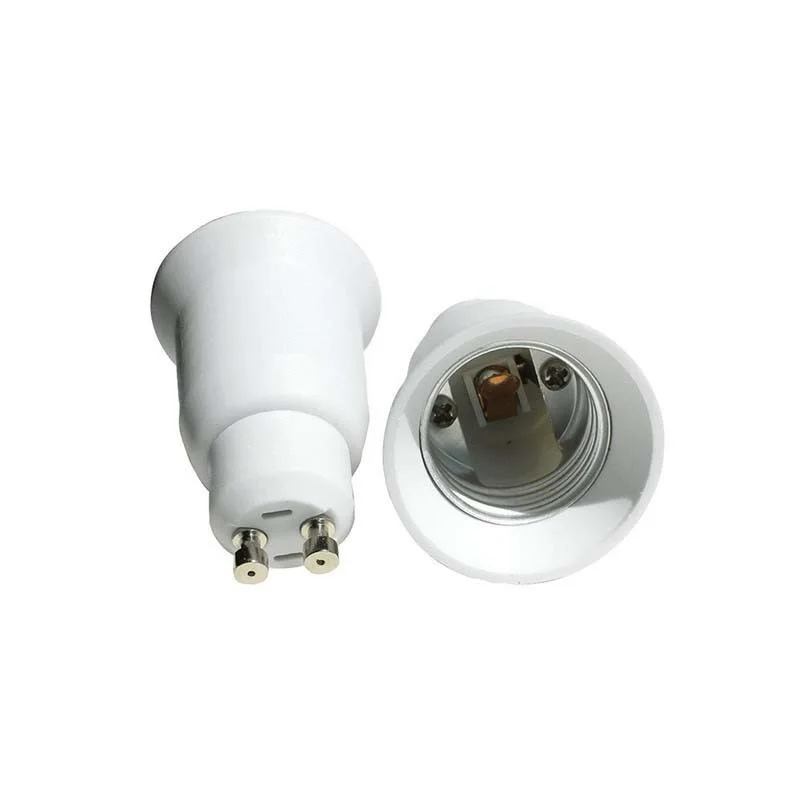 Lampo Adattatore Da GU10 a E27 Convertitore Portalampada Lampo Adattatore Da GU10 a E27 Convertitore Portalampada