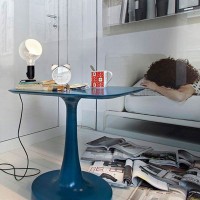 Flos Lampadina LED Table Lamp Black by Achille Castiglioni