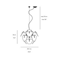 Luceplan Hope D66/12 Lampada a Sospensione Scomponibile By