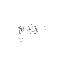 Luceplan Hope D66/3a Lampada LED Dimmerabile Applique da Parete