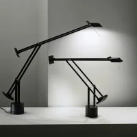 Artemide TIZIO Micro Halo Alogena 20W Lampada da Tavolo Nero By