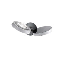 Lodes Nautilus Applique LED Lampada da Parete Cromo Bianco
