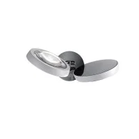 Lodes Nautilus Applique LED Lampada da Parete Cromo Bianco Lodes Nautilus Applique LED Lampada da Parete Cromo Bianco