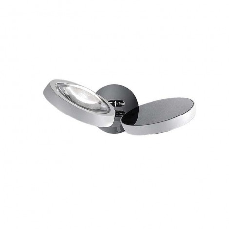 Lodes Nautilus Applique LED Lampada da Parete Cromo Bianco