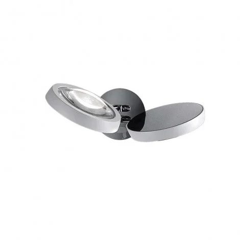Lodes Nautilus Applique LED Lampada da Parete Cromo Bianco