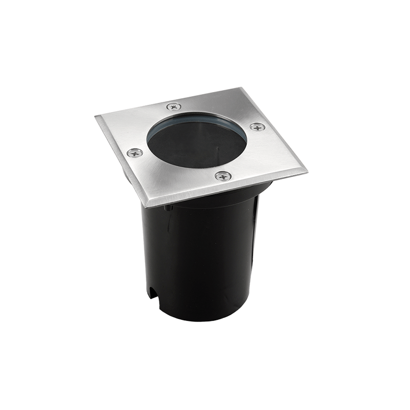 SLV DASAR 80 Faretto Da Incasso A Terra In Acciaio Inox Per Esterno, Lampada Da Giardino E Terrazza Con Attacco GU10 (IP67)