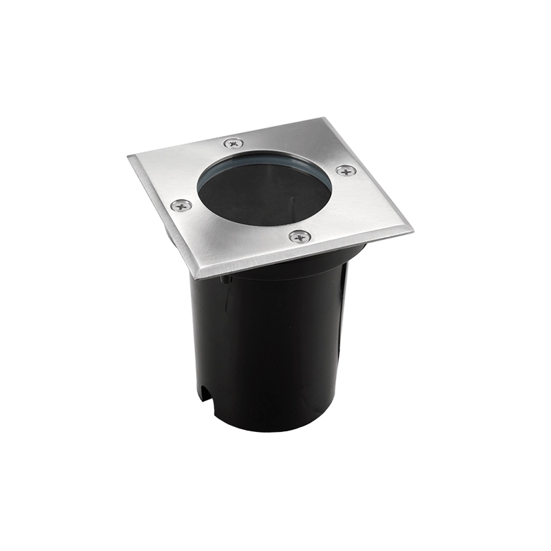 Lampo Faretto Da Incasso Carrabile GU10 Quadrato Acciaio Inox Lampo Faretto Da Incasso Carrabile GU10 Quadrato Acciaio Inox