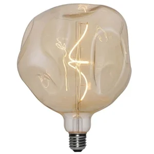 Lampadina LED Curved Vintage Globo D.180 BUMPED E27 5W 2000K