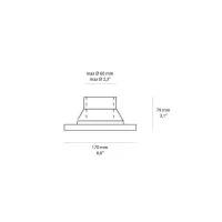 Sovil Base Accessory for Fixing D60 Pole and Head-Pole