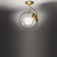 Artemide Miconos Lampada da Soffitto Dimmerabile in Cristallo