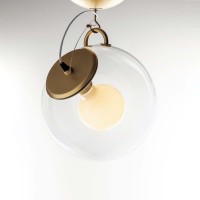 Artemide Miconos Lampada da Soffitto Dimmerabile in Cristallo
