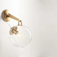 Artemide Miconos Dimmable Wall Lamp in Crystal By Ernesto