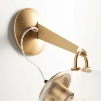 Artemide Miconos Dimmable Wall Lamp in Crystal By Ernesto