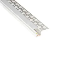 Lampo Aluminum Profile Kit Cut Of Light For Flush Wall 2 Meters
