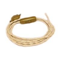 Cavo Cablaggio Intrecciato Treccia 200 cm 250V Spina 2A con