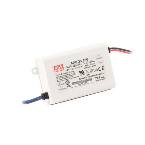 Meanwell Power Supply APC-35-700 35W 100-240V 700mA IP42 for