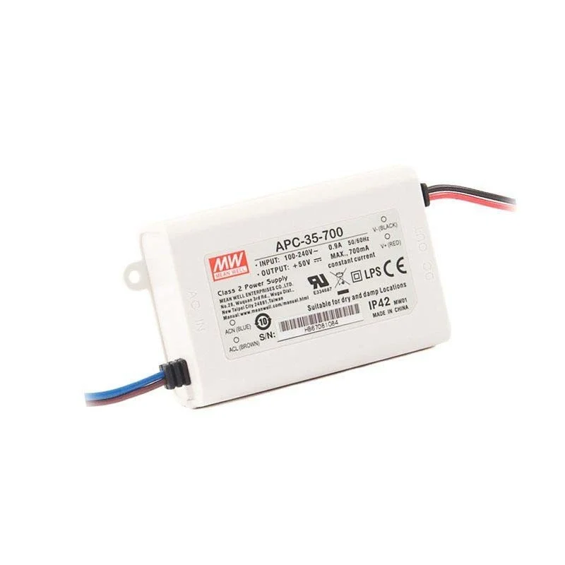 Meanwell Power Supply APC-35-700 35W 100-240V 700mA IP42 for Meanwell Power Supply APC-35-700 35W 100-240V 700mA IP42 for