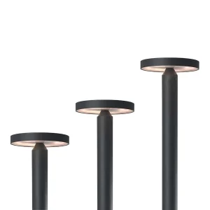 Logica Moonlight Paletto a LED Antracite da Terra per Esterno