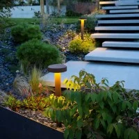 Logica Moonlight Paletto a LED Antracite da Terra per Esterno