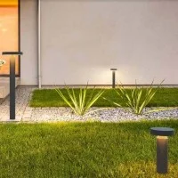 Logica Moonlight Paletto a LED Antracite da Terra per Esterno