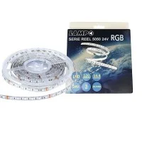 Lampo Strip LED RGB 5050 60led/m 24V 14.4W/mt Reel 5 Meters 72W
