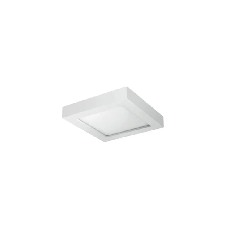 Lampo KIT Cornice Bianca Per Pannello 115x115mm LED Montaggio A Lampo KIT Cornice Bianca Per Pannello 115x115mm LED Montaggio A